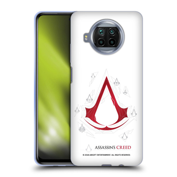 Assassin's Creed Legacy Logo Geometric White Soft Gel Case for Xiaomi Mi 10T Lite 5G