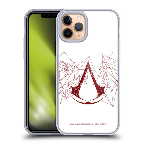 Assassin's Creed Logo Geometric Soft Gel Case for Apple iPhone 11 Pro