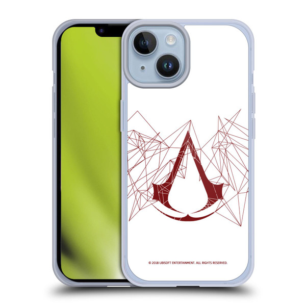 Assassin's Creed Logo Geometric Soft Gel Case for Apple iPhone 14