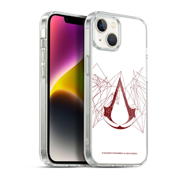 Assassin's Creed Logo Geometric Soft Gel Case for Apple iPhone 14 Plus & MagSafe