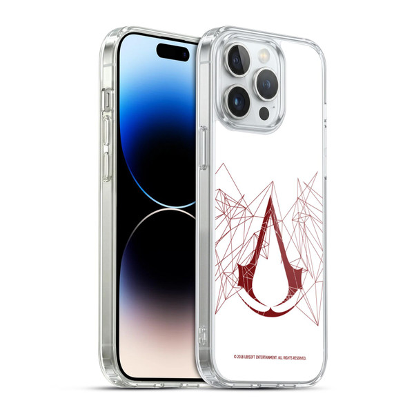 Assassin's Creed Logo Geometric Soft Gel Case for Apple iPhone 14 Pro Max & MagSafe