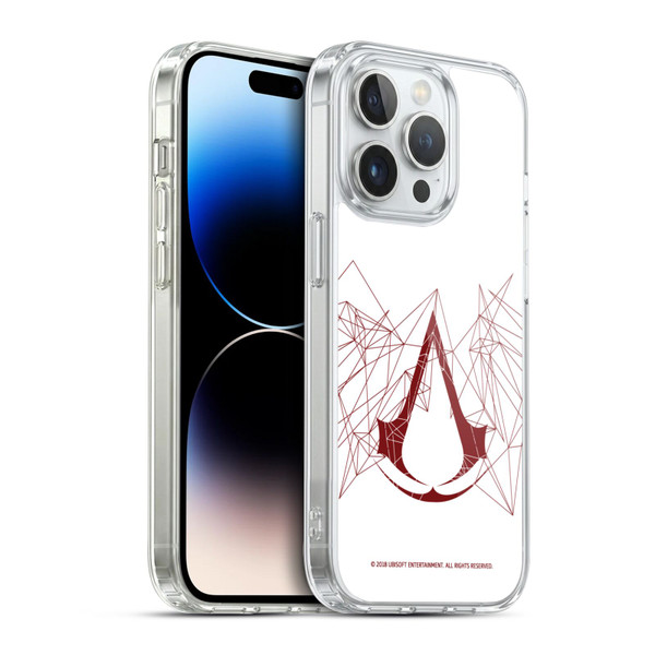 Assassin's Creed Logo Geometric Soft Gel Case for Apple iPhone 14 Pro & MagSafe