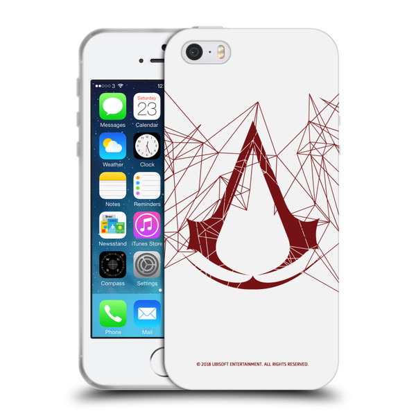Assassin's Creed Logo Geometric Soft Gel Case for Apple iPhone 5 / 5s / iPhone SE 2016