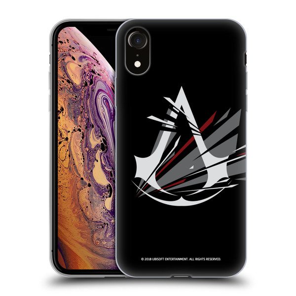 Assassin's Creed Logo Shattered Soft Gel Case for Apple iPhone XR