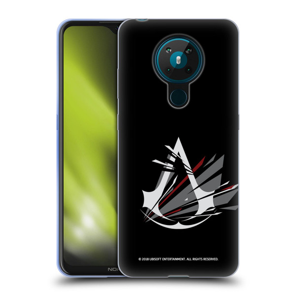 Assassin's Creed Logo Shattered Soft Gel Case for Nokia 5.3