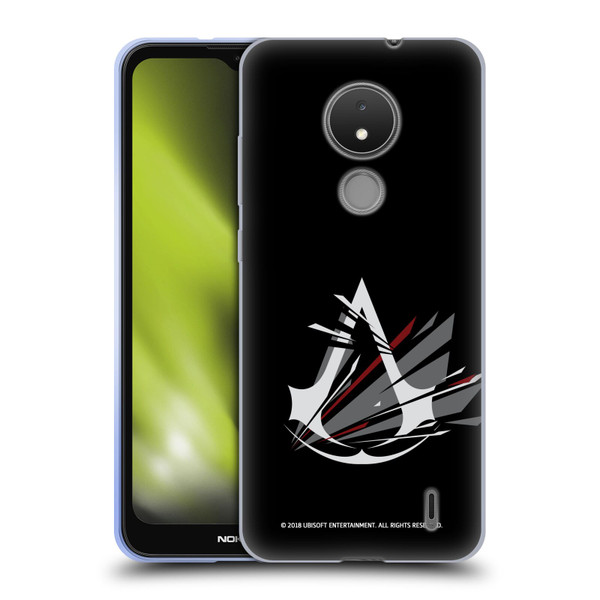 Assassin's Creed Logo Shattered Soft Gel Case for Nokia C21