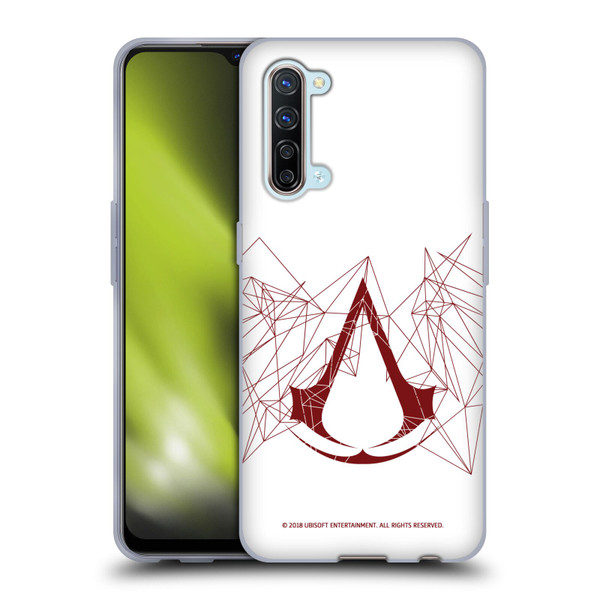 Assassin's Creed Logo Geometric Soft Gel Case for OPPO Find X2 Lite 5G