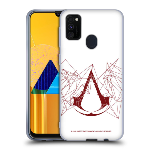 Assassin's Creed Logo Geometric Soft Gel Case for Samsung Galaxy M30s (2019)/M21 (2020)