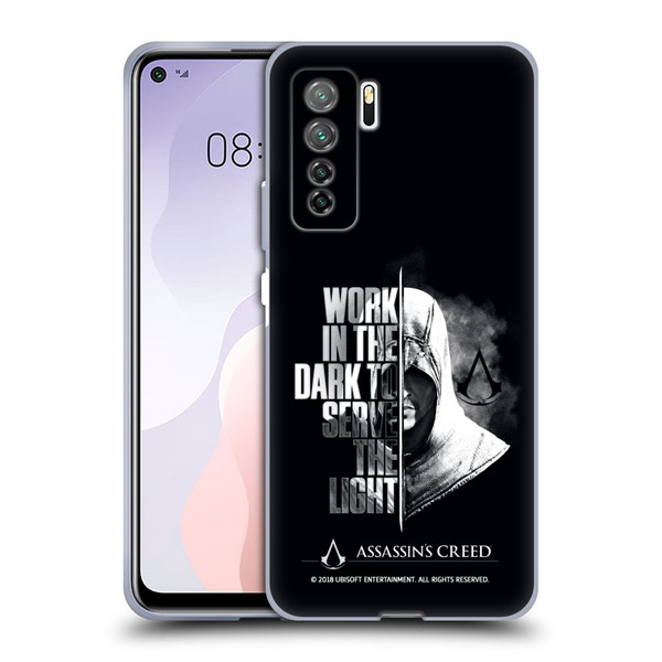 Assassin's Creed Legacy Typography Half Soft Gel Case for Huawei Nova 7 SE/P40 Lite 5G