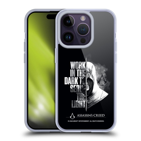 Assassin's Creed Legacy Typography Half Soft Gel Case for Apple iPhone 14 Pro