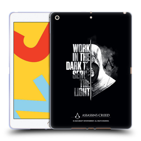 Assassin's Creed Legacy Typography Half Soft Gel Case for Apple iPad 10.2 2019/2020/2021