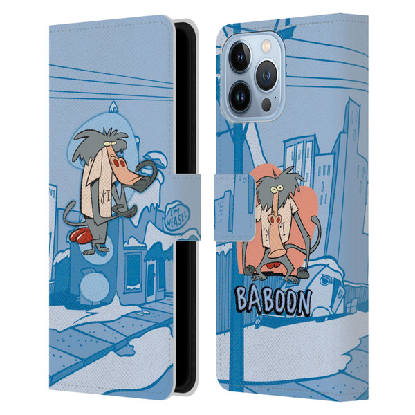 I Am Weasel. Graphics What Is It I.R Leather Book Wallet Case Cover For Apple iPhone 13 Pro Max
