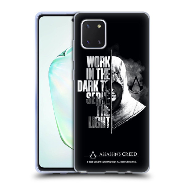 Assassin's Creed Legacy Typography Half Soft Gel Case for Samsung Galaxy Note10 Lite