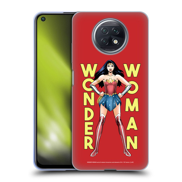 Wonder Woman DC Comics Character Art Stand Soft Gel Case for Xiaomi Redmi Note 9T 5G
