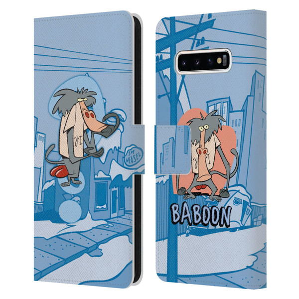 I Am Weasel. Graphics What Is It I.R Leather Book Wallet Case Cover For Samsung Galaxy S10+ / S10 Plus