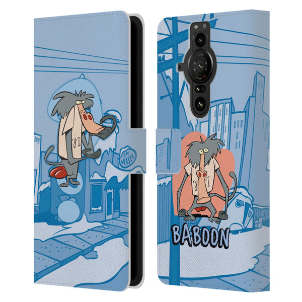 I Am Weasel. Graphics What Is It I.R Leather Book Wallet Case Cover For Sony Xperia Pro-I