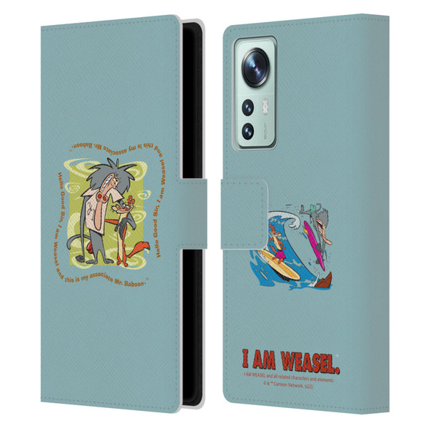 I Am Weasel. Graphics Hello Good Sir Leather Book Wallet Case Cover For Xiaomi 12
