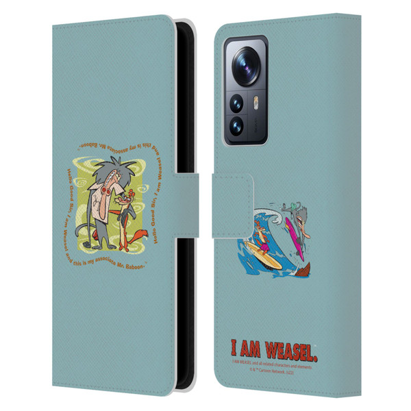I Am Weasel. Graphics Hello Good Sir Leather Book Wallet Case Cover For Xiaomi 12 Pro