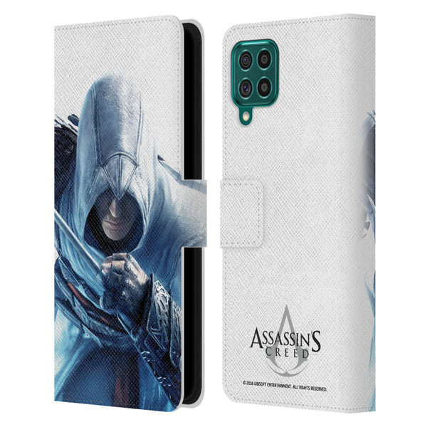 Assassin's Creed Key Art Altaïr Hidden Blade Leather Book Wallet Case Cover For Samsung Galaxy F62 (2021)