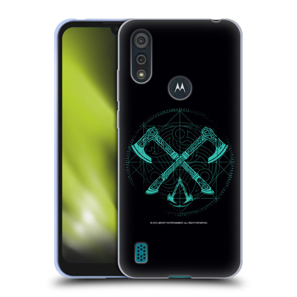 Assassin's Creed Valhalla Compositions Dual Axes Soft Gel Case for Motorola Moto E6s (2020)