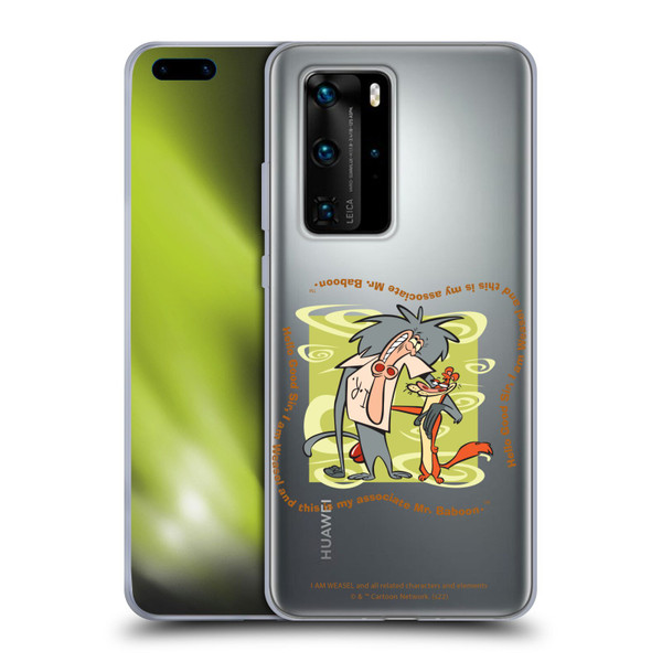 I Am Weasel. Graphics Hello Good Sir Soft Gel Case for Huawei P40 Pro / P40 Pro Plus 5G