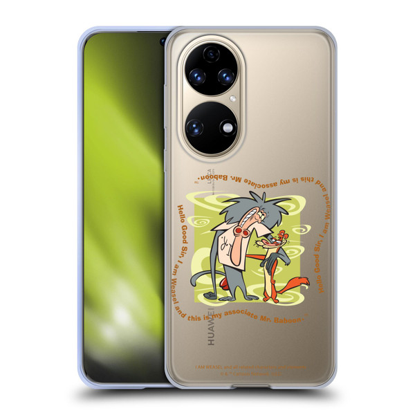 I Am Weasel. Graphics Hello Good Sir Soft Gel Case for Huawei P50