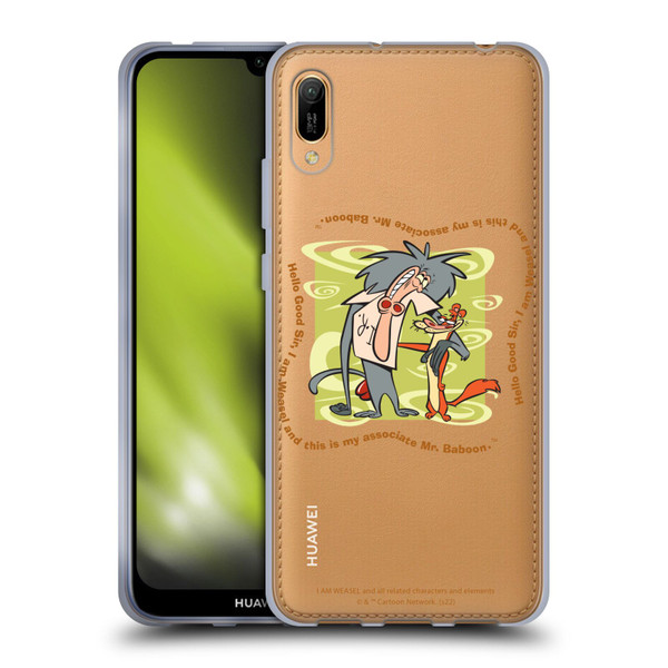 I Am Weasel. Graphics Hello Good Sir Soft Gel Case for Huawei Y6 Pro (2019)