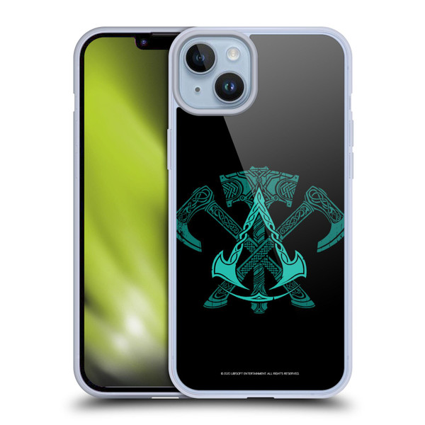 Assassin's Creed Valhalla Symbols And Patterns ACV Weapons Soft Gel Case for Apple iPhone 14 Plus