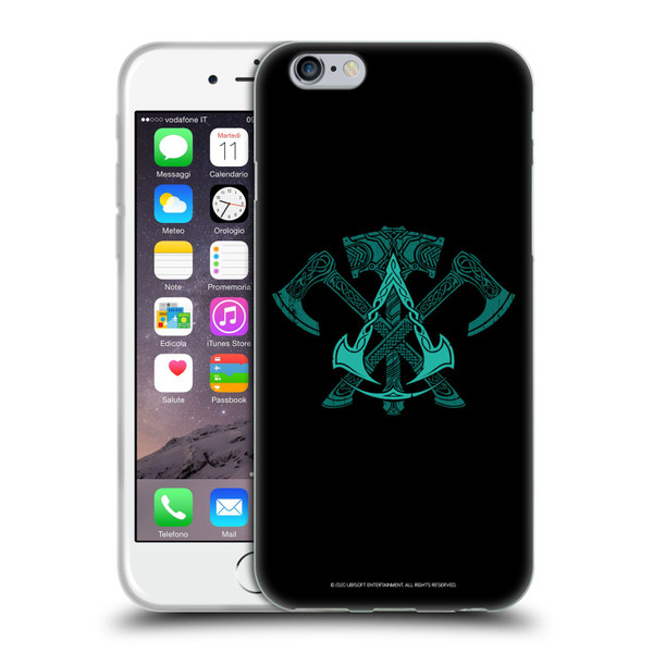 Assassin's Creed Valhalla Symbols And Patterns ACV Weapons Soft Gel Case for Apple iPhone 6 / iPhone 6s