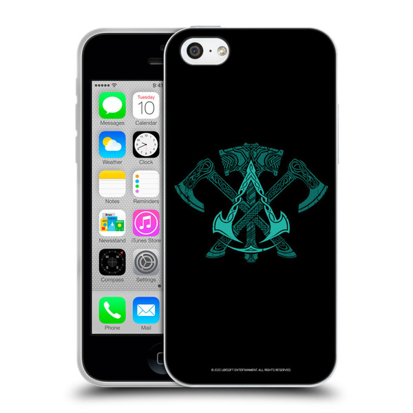 Assassin's Creed Valhalla Symbols And Patterns ACV Weapons Soft Gel Case for Apple iPhone 5c