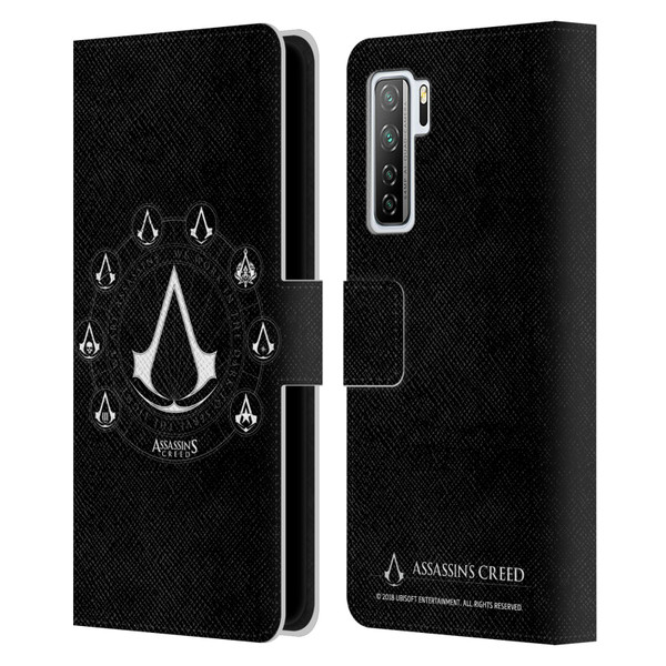 Assassin's Creed Legacy Logo Crests Leather Book Wallet Case Cover For Huawei Nova 7 SE/P40 Lite 5G