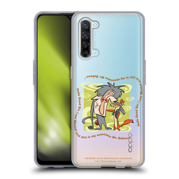 I Am Weasel. Graphics Hello Good Sir Soft Gel Case for OPPO Find X2 Lite 5G