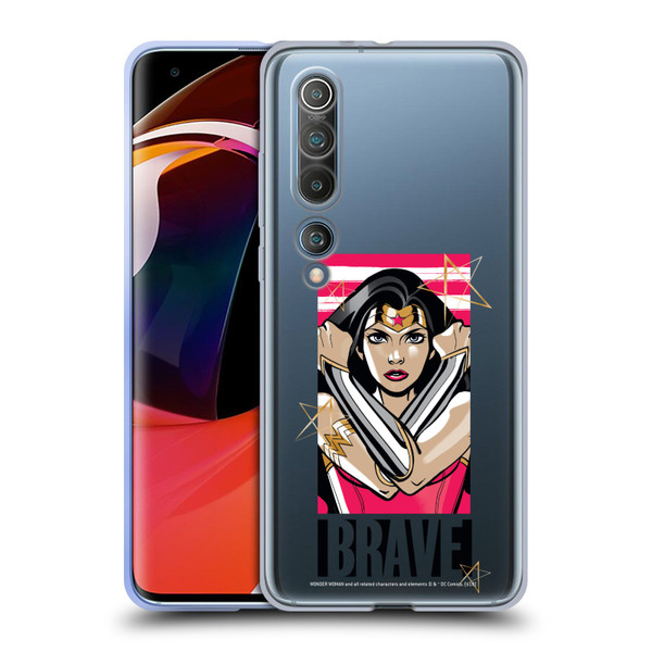 Wonder Woman DC Comics Graphic Arts Brave Soft Gel Case for Xiaomi Mi 10 5G / Mi 10 Pro 5G