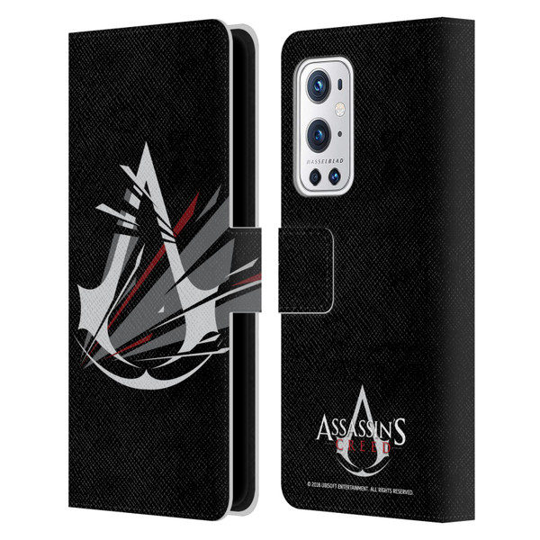 Assassin's Creed Logo Shattered Leather Book Wallet Case Cover For OnePlus 9 Pro