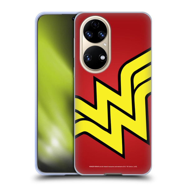 Wonder Woman DC Comics Logos Oversized Soft Gel Case for Huawei P50