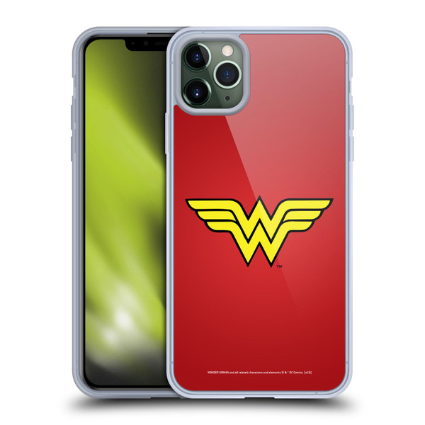 Wonder Woman DC Comics Logos Classic Soft Gel Case for Apple iPhone 11 Pro Max
