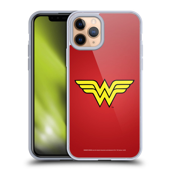 Wonder Woman DC Comics Logos Classic Soft Gel Case for Apple iPhone 11 Pro