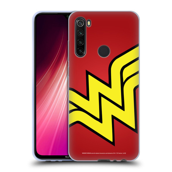 Wonder Woman DC Comics Logos Oversized Soft Gel Case for Xiaomi Redmi Note 8T