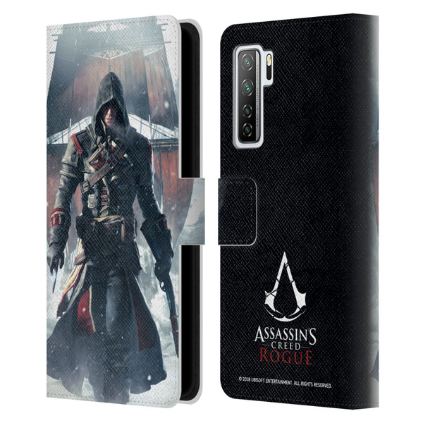 Assassin's Creed Rogue Key Art Shay Cormac Ship Leather Book Wallet Case Cover For Huawei Nova 7 SE/P40 Lite 5G