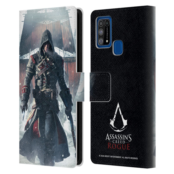 Assassin's Creed Rogue Key Art Shay Cormac Ship Leather Book Wallet Case Cover For Samsung Galaxy M31 (2020)