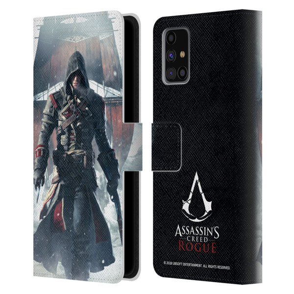 Assassin's Creed Rogue Key Art Shay Cormac Ship Leather Book Wallet Case Cover For Samsung Galaxy M31s (2020)