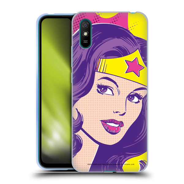 Wonder Woman DC Comics Vintage Art Pop Art Soft Gel Case for Xiaomi Redmi 9A / Redmi 9AT