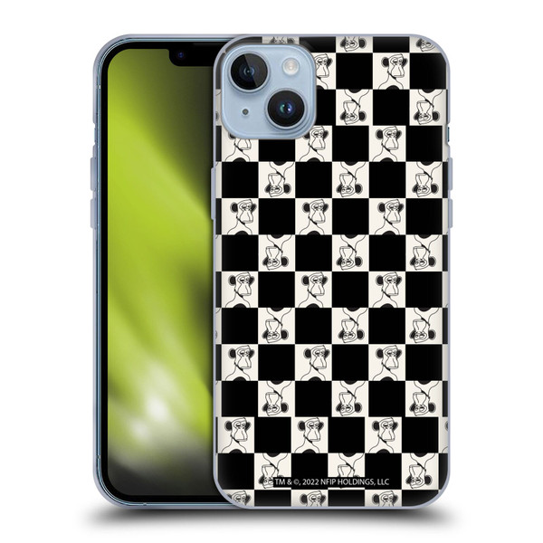 Bored of Directors Graphics Black And White Soft Gel Case for Apple iPhone 14 Plus