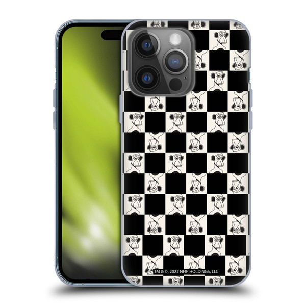 Bored of Directors Graphics Black And White Soft Gel Case for Apple iPhone 14 Pro