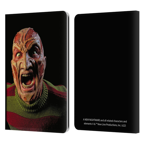 A Nightmare On Elm Street: New Nightmare Graphics Freddy Leather Book Wallet Case Cover For Amazon Kindle Paperwhite 1 / 2 / 3