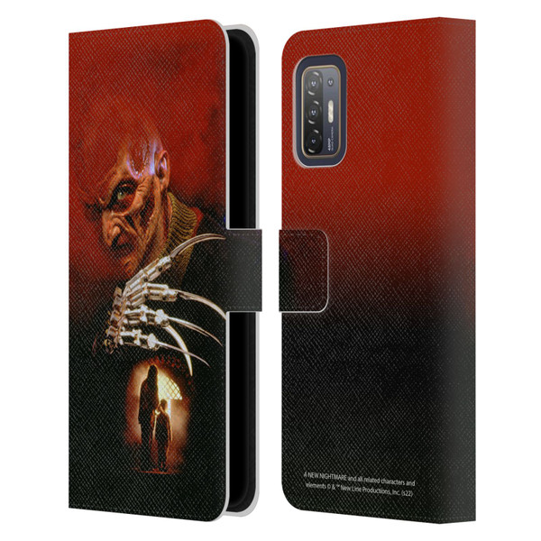 A Nightmare On Elm Street: New Nightmare Graphics Poster Leather Book Wallet Case Cover For HTC Desire 21 Pro 5G