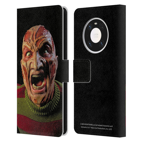 A Nightmare On Elm Street: New Nightmare Graphics Freddy Leather Book Wallet Case Cover For Huawei Mate 40 Pro 5G