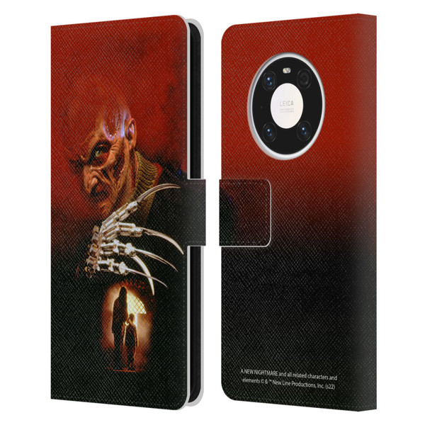 A Nightmare On Elm Street: New Nightmare Graphics Poster Leather Book Wallet Case Cover For Huawei Mate 40 Pro 5G