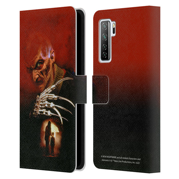 A Nightmare On Elm Street: New Nightmare Graphics Poster Leather Book Wallet Case Cover For Huawei Nova 7 SE/P40 Lite 5G