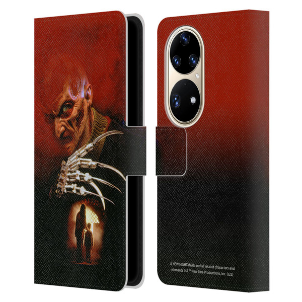 A Nightmare On Elm Street: New Nightmare Graphics Poster Leather Book Wallet Case Cover For Huawei P50 Pro